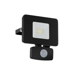 Faedo 3 udendørs LED-spot med sensor, sort, 10 W