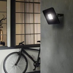 Faedo 3 udendørs LED-spot, sort, 50 W