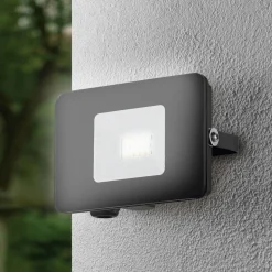 Faedo 3 udendørs LED-spot, sort, 30 W