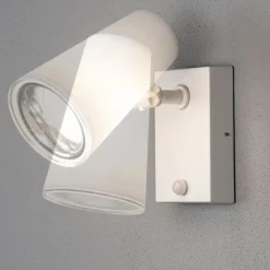 Fano udendørs LED-vægspot, med bevægelsessensor