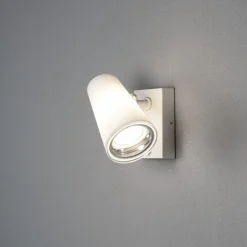 Fano udendørs LED-vægspot, med bevægelsessensor