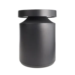 Faro LED-sokkellampe, højde 25 cm, mørkegrå, DALI, 3.000K