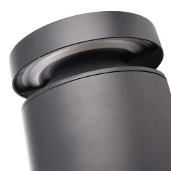 Faro LED-sokkellampe, højde 25 cm, mørkegrå, DALI, 3.000K