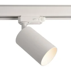 3-fase skinne Can, hvid, aluminium, GU10, drejelig montering