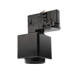 3-fase skinne D Line stikadapter, sort, 1380 W