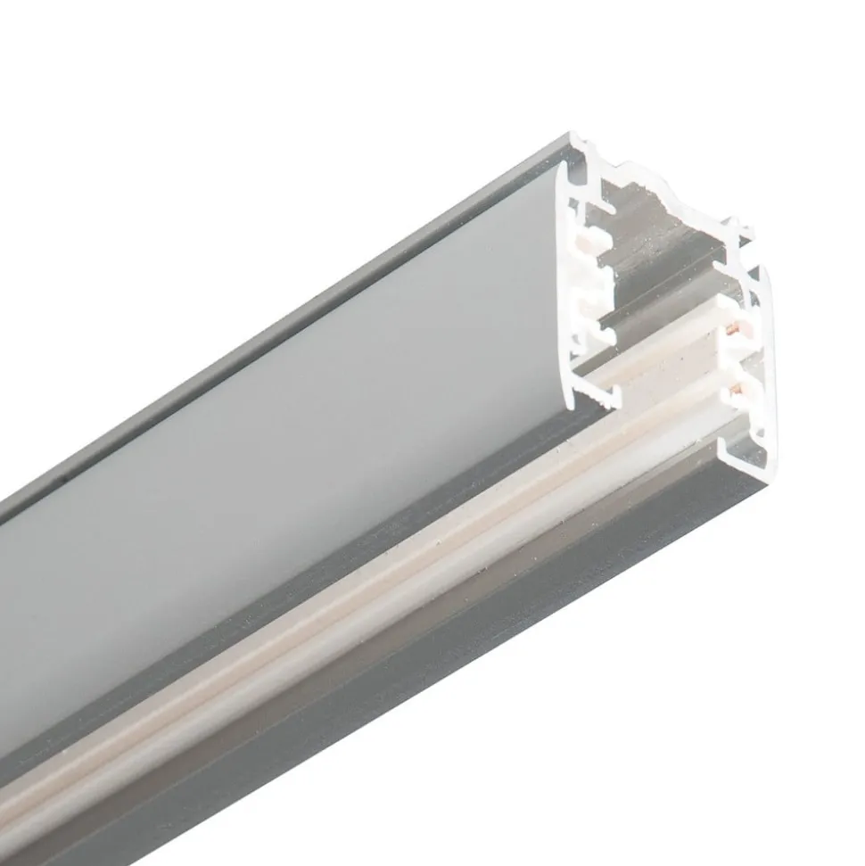 3-fase skinne Noa overflademonteret 400 cm, grå