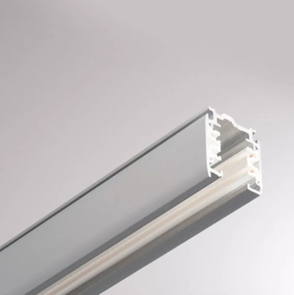 3-fase skinne Noa overflademonteret 100 cm, grå