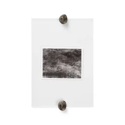 ferm LIVING billedramme Gravel, A5, akryl. Messing