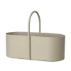 ferm LIVING Grib værktøjskasse, beige, 35 cm bred, jern