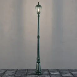 Firenze lygtepæl, 1 lyskilde, grøn