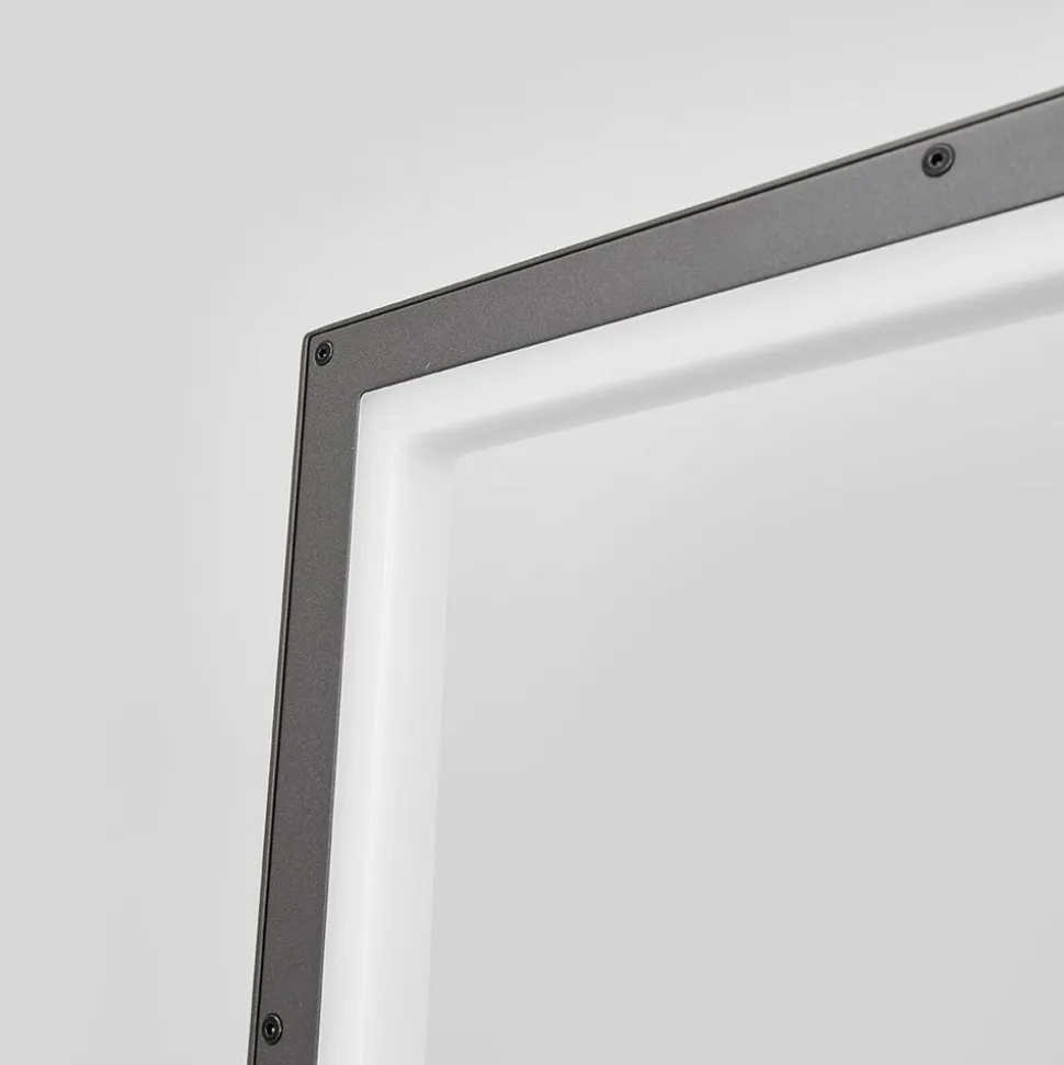 Firkantet LED-væglampe Mirco med bevægelsessensor