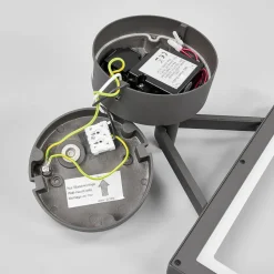 Firkantet LED-væglampe Mirco med bevægelsessensor