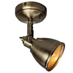 Fjällbacka væglampe med antik finish