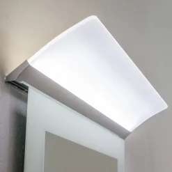 Flad LED-spejllampe Angela, IP44, 50 cm
