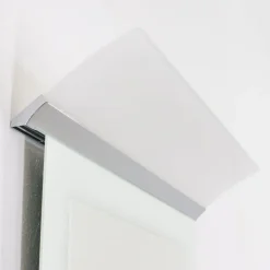 Flad LED-spejllampe Angela, IP44, 50 cm