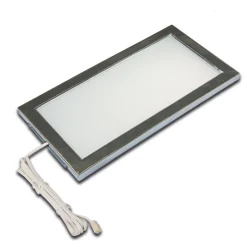 Flad underskabsbelysning LED Sky stål 3.000K