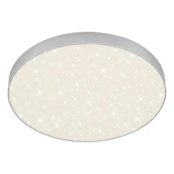 Flame Star LED-loftlampe, 840, Ø38,7 cm, sølv