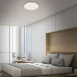 Flame Star LED-loftlampe, 840, Ø38,7 cm, sølv