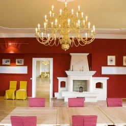 Flamsk Maximilian lysekrone med 21 lys