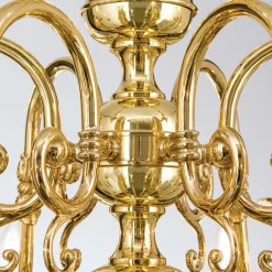 Flamsk Maximilian lysekrone med 21 lys