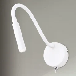 Fleksibel LED væglampe Colin i hvid