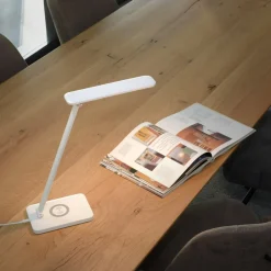 Florentina LED-skrivebordslampe, hvid