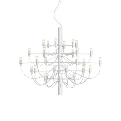 FLOS 2097/30 LED-lysekrone, matteret, hvid