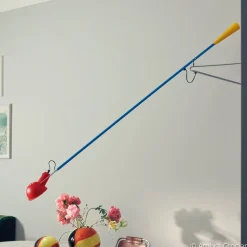 FLOS 265 væglampe lavet af stål, kromatisk