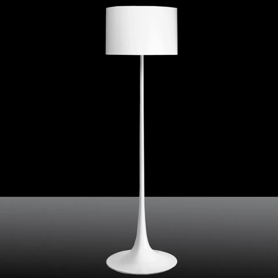 FLOS Spun Light F - hvid gulvlampe