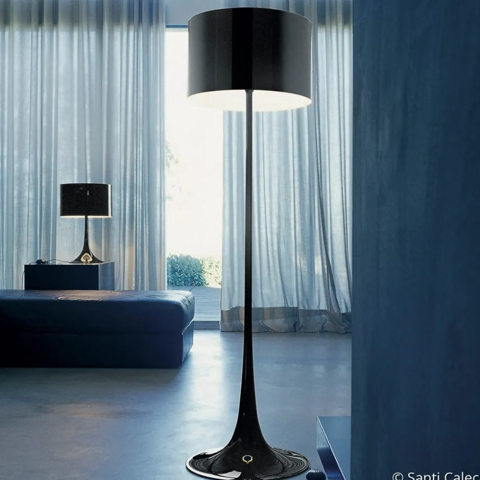 FLOS Spun Light F - sort gulvlampe