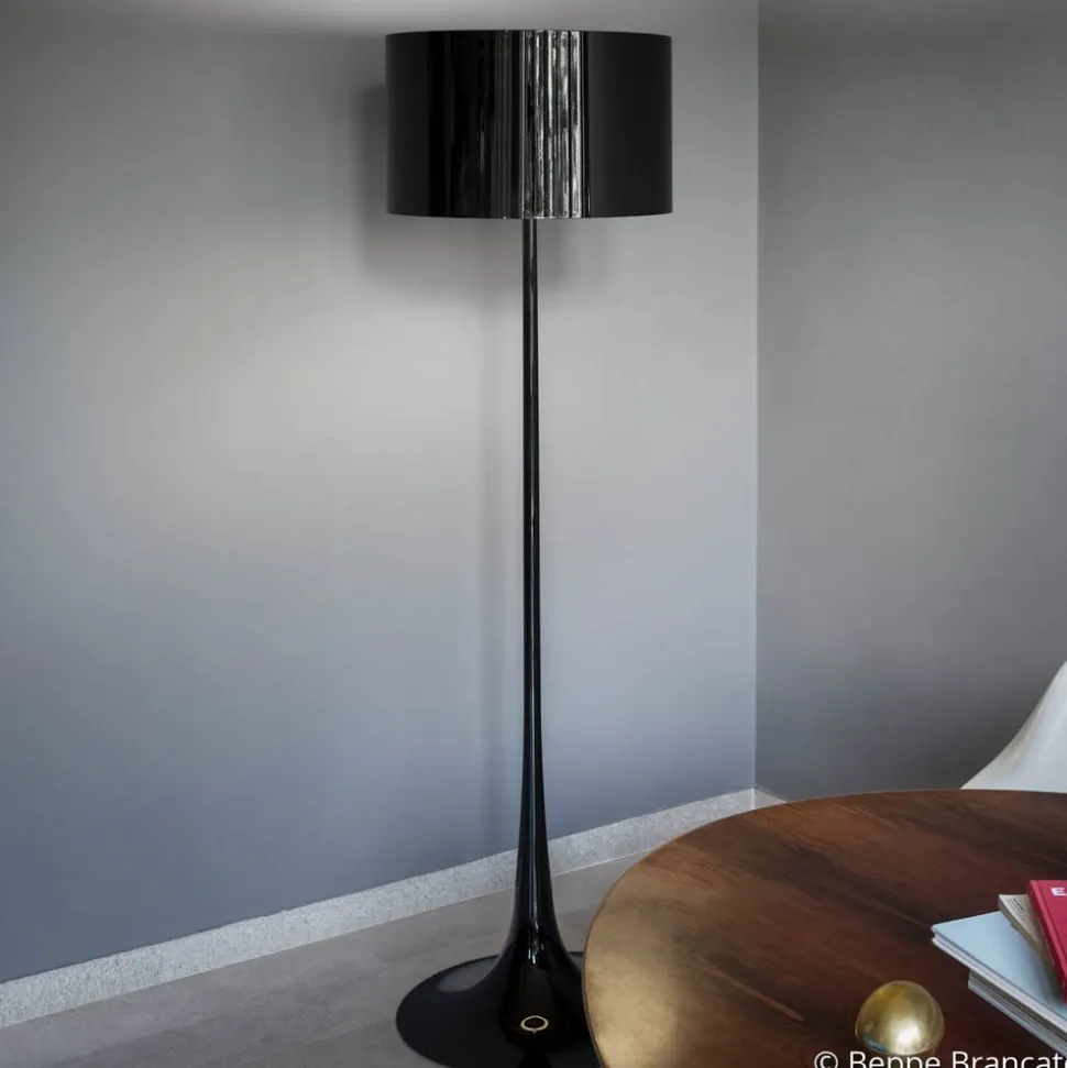 FLOS Spun Light F - sort gulvlampe