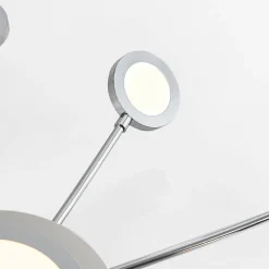 Forkromet loftlampe Meru, CCT