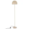 Forlight gulvlampe Fres, beige, stål, højde 160 cm
