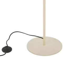 Forlight gulvlampe Fres, beige, stål, højde 160 cm