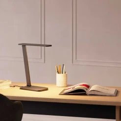 Forlight LED-bordlampe Zenit, sort, ABS, højde 36 cm