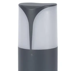 Forlight sokkellampe Astra, højde 30 cm, antracit, aluminium