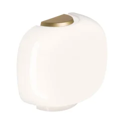 Foscarini Chouchin 3 Semi væglampe, hvid/guld