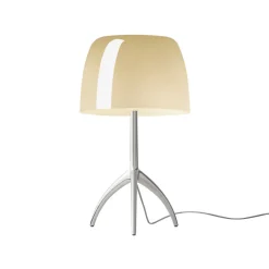 Foscarini Lumiere grande alu/creme, dæmpbar