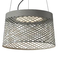 Foscarini Twiggy Grid LED-pendellampe, greige