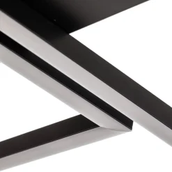 Frame LED-loftslampe, CCT, 4-lys, sort