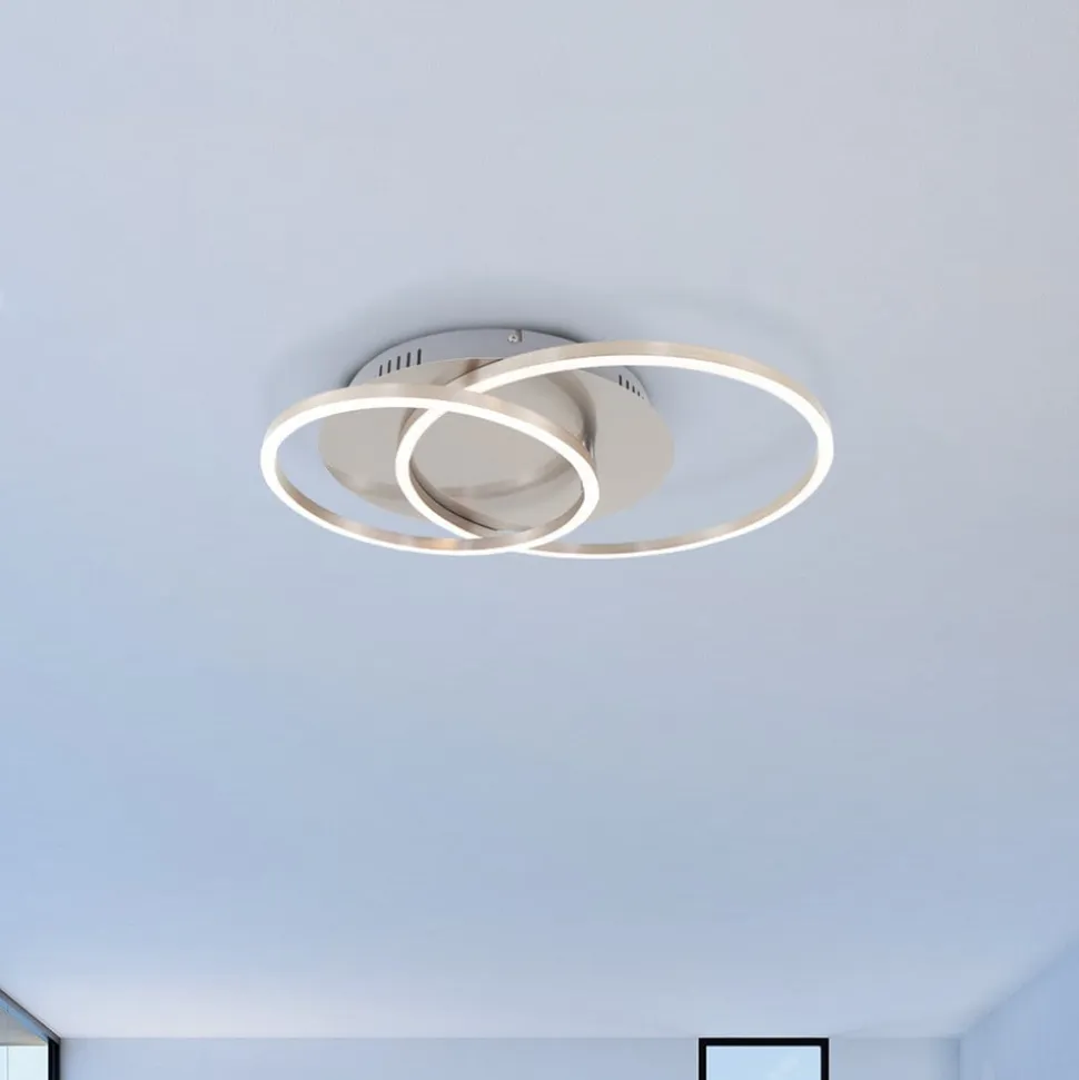 Frames LED-loftlampe, 2 ringe, kan drejes