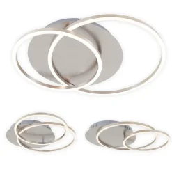 Frames LED-loftlampe, 2 ringe, kan drejes