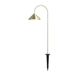 FRANDSEN lampe med jordspyd Grasp, messingfarvet, højde 82 cm