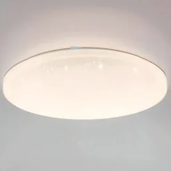 Frania-S LED-loftlampe med krystaleffekt, Ø 43 cm