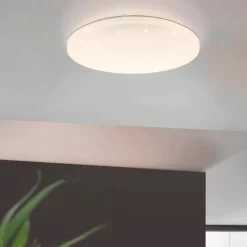 Frania-S LED-loftlampe med krystaleffekt, Ø 43 cm