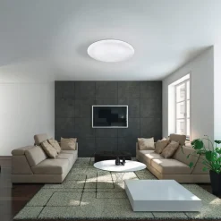 Frania-S LED-loftlampe med krystaleffekt, Ø 33 cm