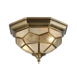 FRIDA køn loftlampe med glasindsatser