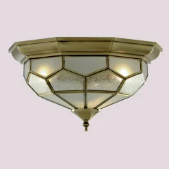 FRIDA køn loftlampe med glasindsatser