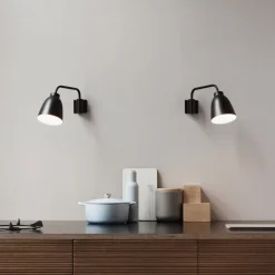 FRITZ HANSEN Caravaggio væglampe, sort