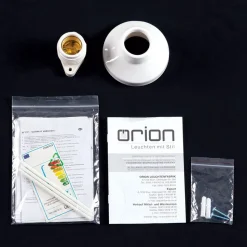 Frost loftlampe af keramik, hvid